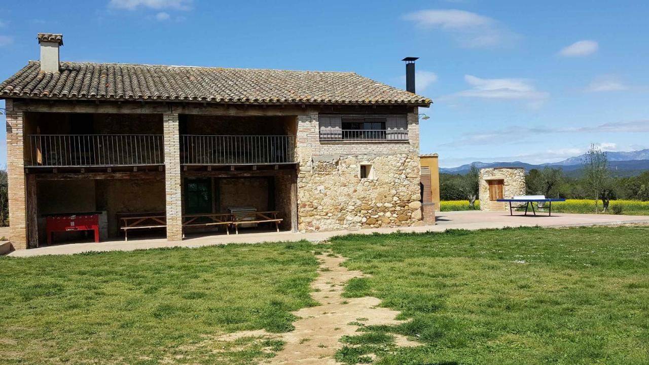 Masia Para Grupos Con Piscina Privada28 Pax Cabanelles Kültér fotó